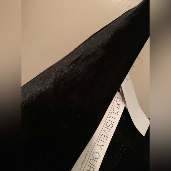 ⚡️✨💥Hobo Sole Society Bag Large Velour Shoulder Bag Black - Picture 4 of 10